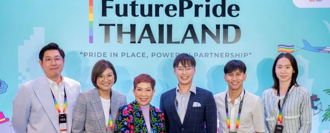 Dr. Supawan Teerarat and Tanachai Kulsomboonsin at FuturePride Thailand 2025