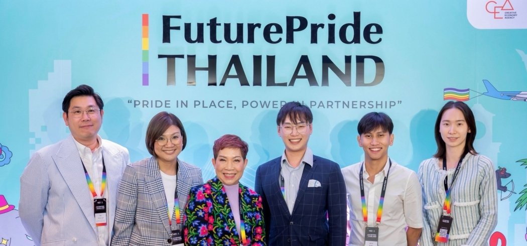 Dr. Supawan Teerarat and Tanachai Kulsomboonsin at FuturePride Thailand 2025